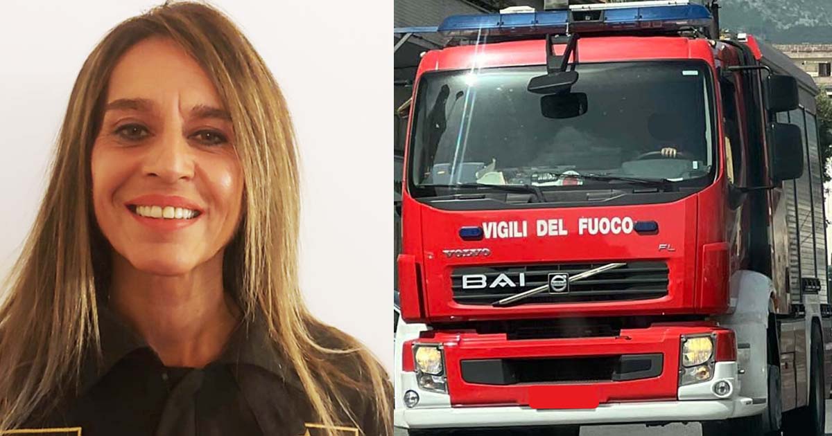 Frosinone Alessandra Rilievi nuova comandante del Vigili del Fuoco di Frosinone
