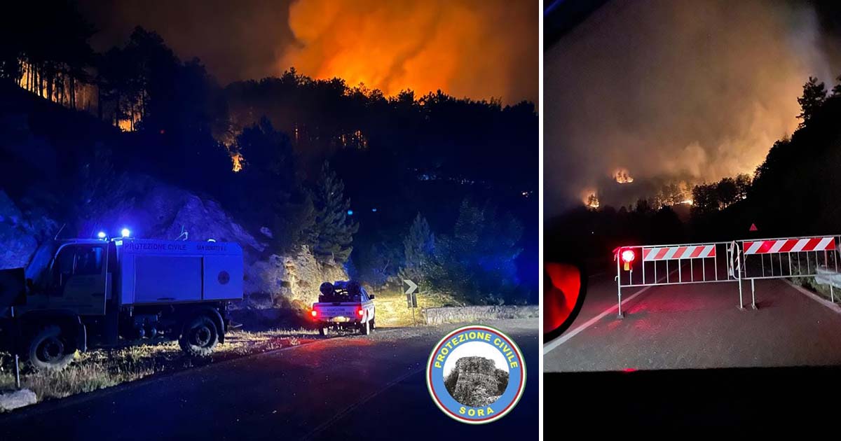Incendio in Valle di Comino finalmente spento, ma i danni a flora e fauna sono ingenti