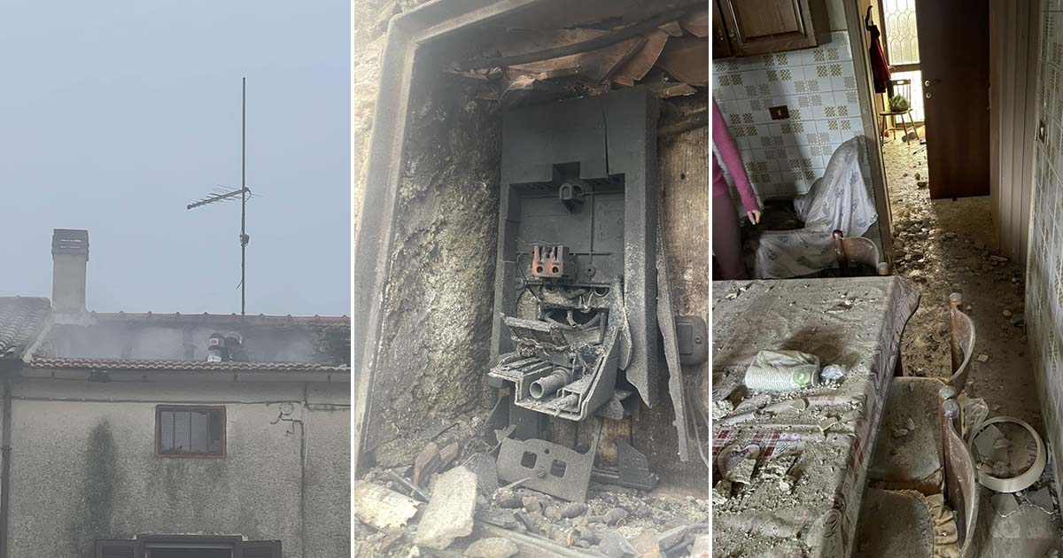 Maltempo: fulmine devasta abitazione. Famiglia viva per miracolo UHJKI