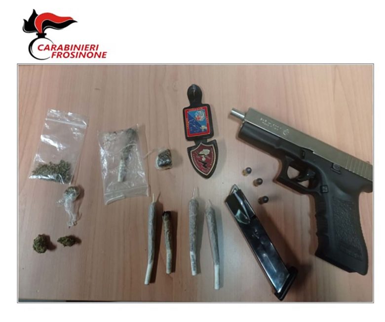 Anagni Hashish, marijuana e una pistola in casa: intervengono i Carabinieri foto Compagnia CC Anagni copia