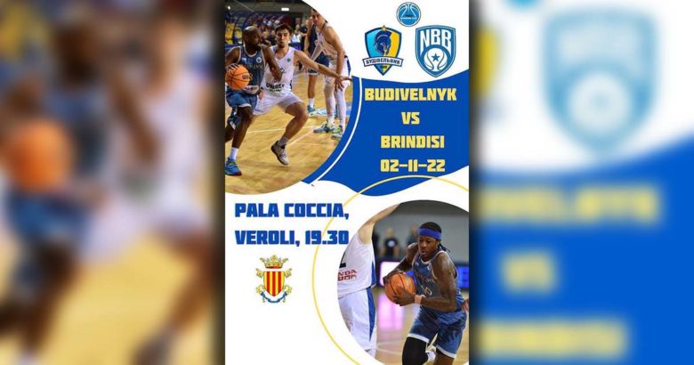 Veroli Veroli – Grande basket al “Palacoccia” con Brindisi-Kiev di FIBA Europe Cup 2022/23 Palacoccia Veroli