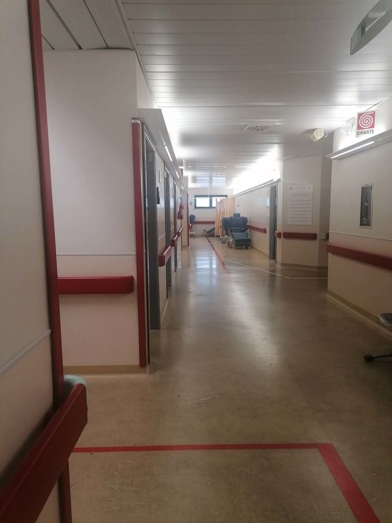 Frosinone Frosinone – Pronto Soccorso Ospedale Spaziani: il corridoio si è svuotato Pronto Soccorso Ospedale Spaziani