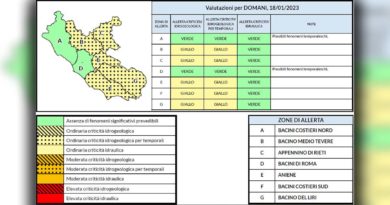 Frosinone Meteo Frosinone e provincia: Mercoledì 18 Gennaio “Allerta Giallo”, ordinaria criticità Meteo