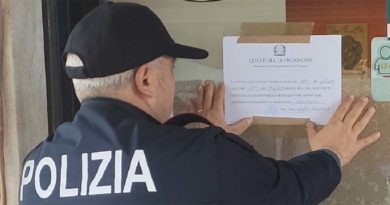 Frosinone La Polizia chiude un bar di Frosinone Policia chiusura bar