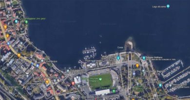 Frosinone Calcio Como-Frosinone: lo stadio con una magnifica vista… lago Stadio Como