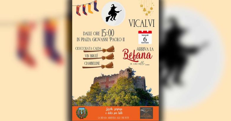 Vicalvi La Befana vien di notte, ma… a cavallo! befana vicalvi