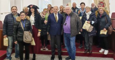 Da Verona per il Carnevale Storico Frusinate: il saluto del Sindaco Mastrangeli Carnevale Frosinone