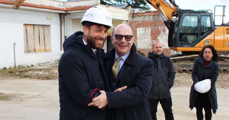Frosinone: una nuova ala innovativa per l’I.I.S. “Angeloni”. Di Stefano e Mastrangeli inaugurano il cantiere Di Stefano Mastrangeli