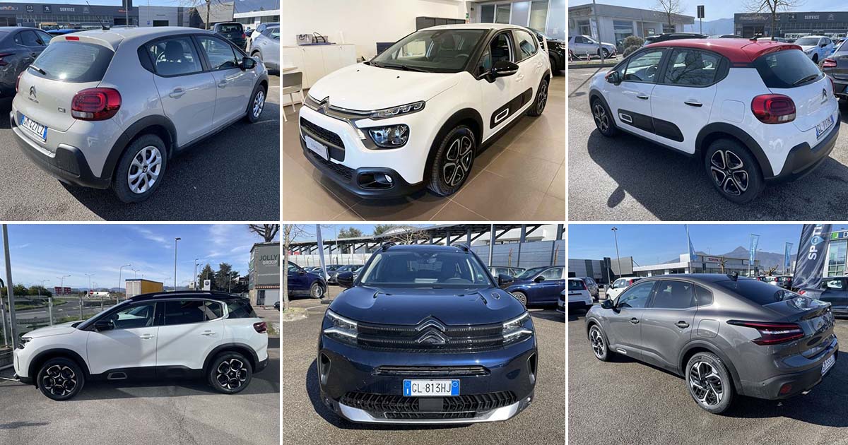 Citroën km zero: 10 vetture disponibili in pronta consegna da Jolly Automobili Citroen Km