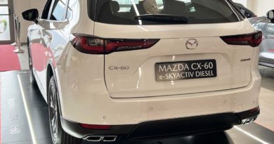 Mazda CX-60: 100 km con meno di 5 lt di carburante. Scopri il turbodiesel di nuova concezione Mazda CX posteriore