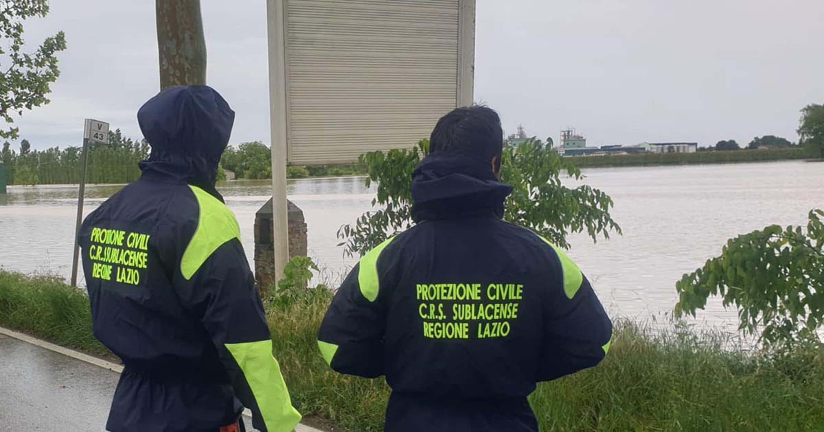 Alluvione: dal Lazio mezzi e volontari per aiutare la città di Cervia Protezione Civile Regione Lazio copia