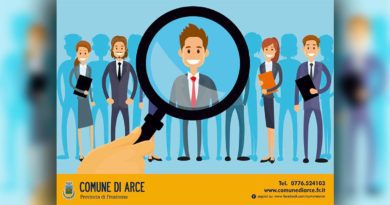 Arce: il Comune cerca un "funzionario tecnico". Domande fino al 15 maggio bando copia