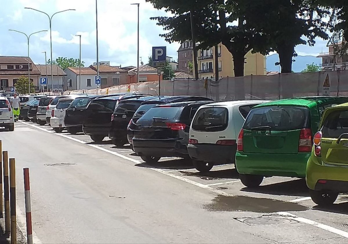 Frosinone, riorganizzati i parcheggi in zona Scalo disco orario
