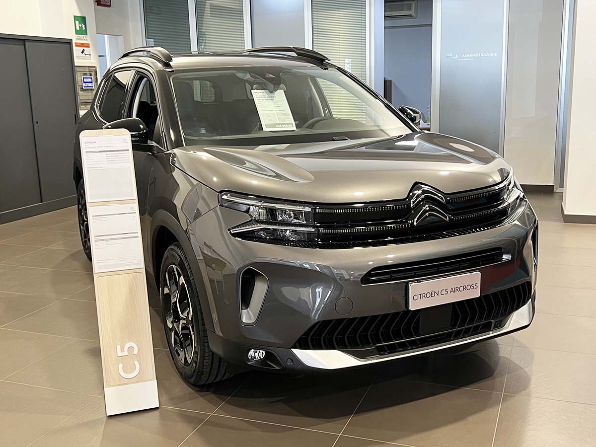 Citroën C5 Aircross km 0 in pronta consegna Citroën C Aircross anteriore