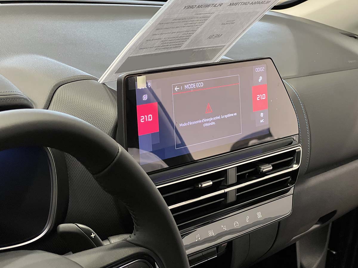 Citroën C5 Aircross km 0 in pronta consegna Citroën C Aircross infotainment