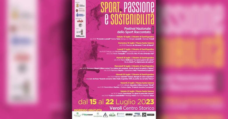 Veroli: torna il Festival dello Sport Raccontato Festival dello Sport Raccontato Veroli