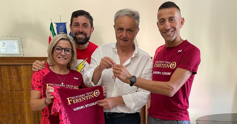 Il campo sportivo di Ferentino riapre le porte ai cittadini per la pratica sportiva Ferentino running