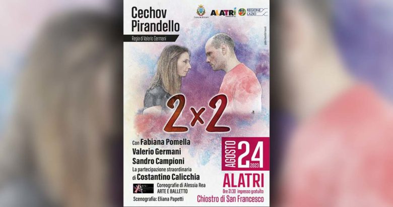 Alatri: cresce la febbre del teatro. In scena due atti unici di Cechov e Pirandello locandina spettacolo x germani copia