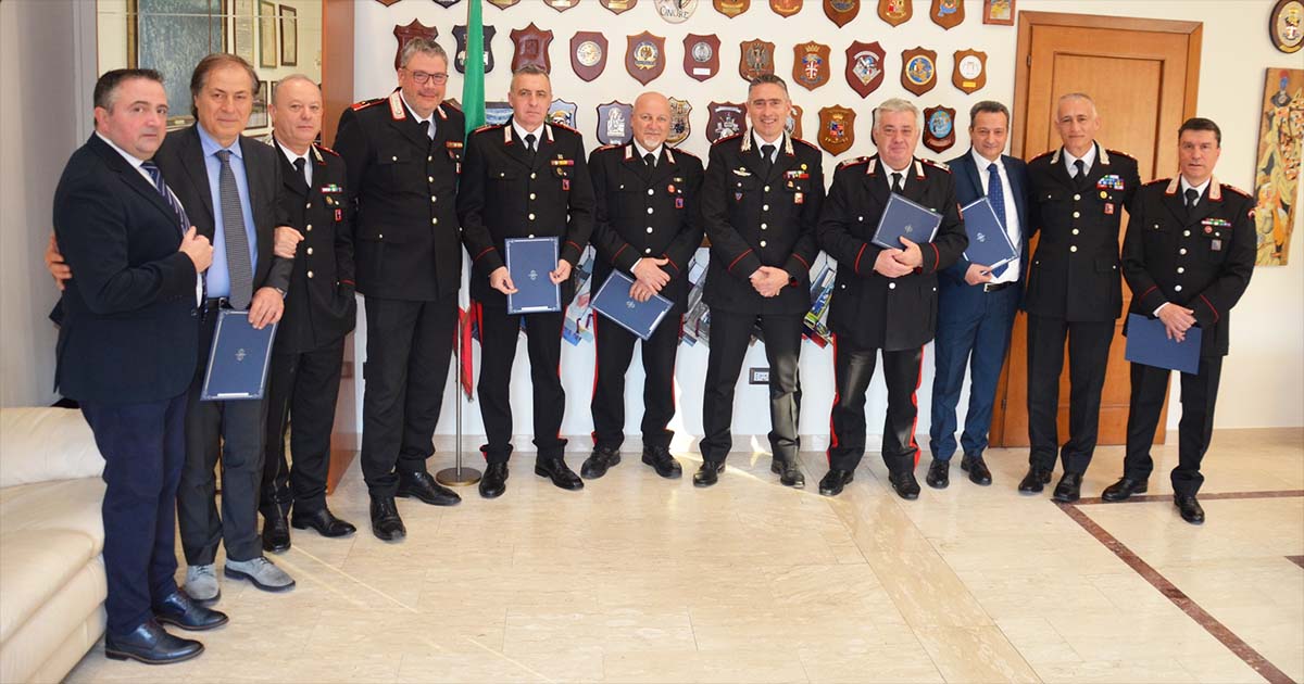Frosinone: il Comandante Provinciale, Col. Gabriele Mattioli, saluta i Carabinieri che vanno in congedo Senza titolo