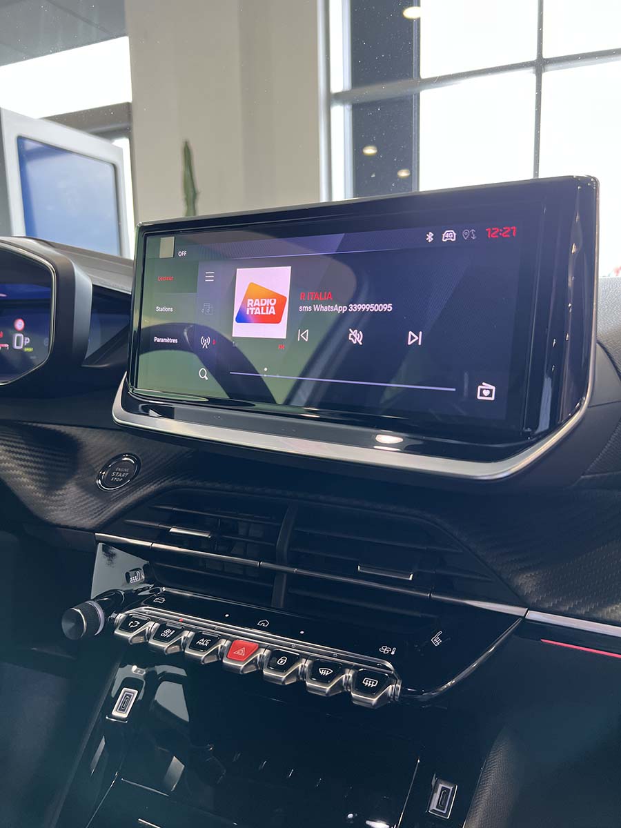 Nuovo Peugeot infotainment