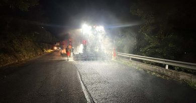 Lavori SP accesso a Torre Cajetani