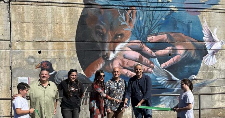 Arnara murales dedicato alla pace