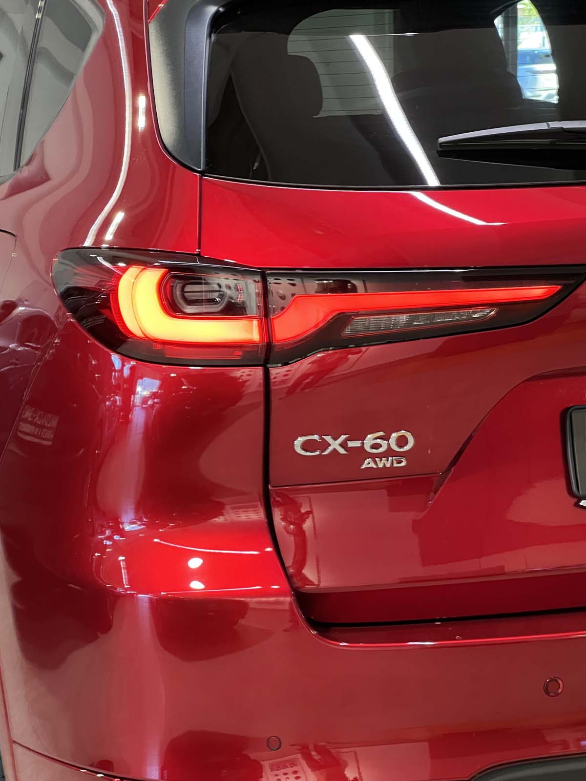 Mazda CX Homura diesel particolare faro posteriore