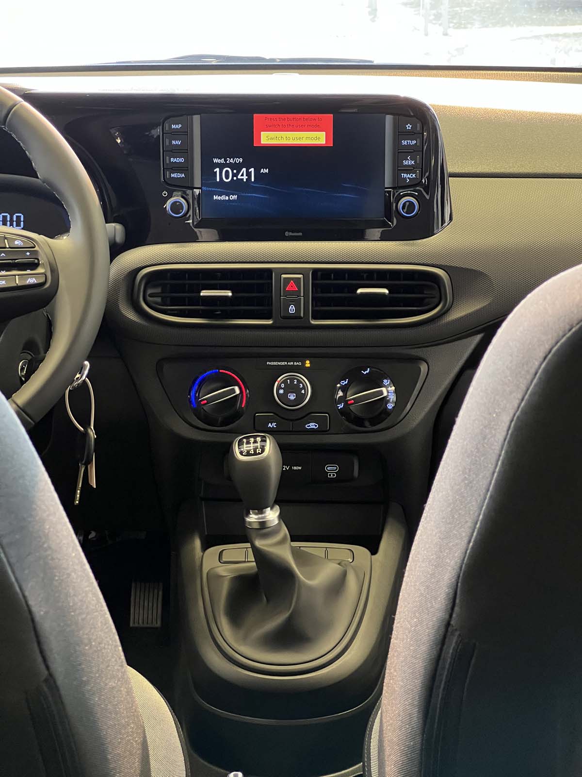 Hyundai i cambio e schermo