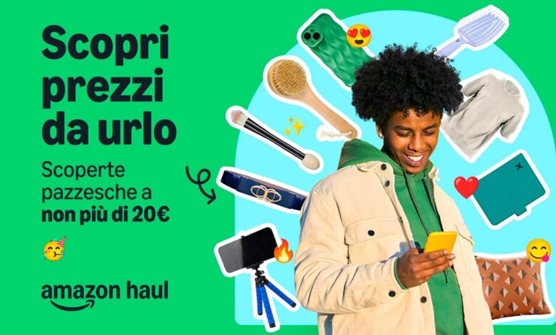 Amazon lancia Haul: migliaia di prodotti sotto i 20 €
