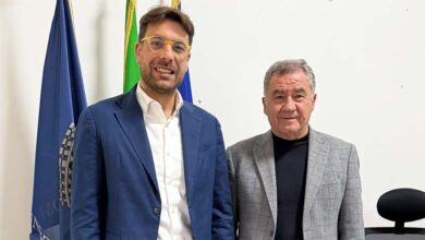 Sopralluogo del Presidente della Provincia sulla Strada Provinciale 143 a Villa Santa Lucia.