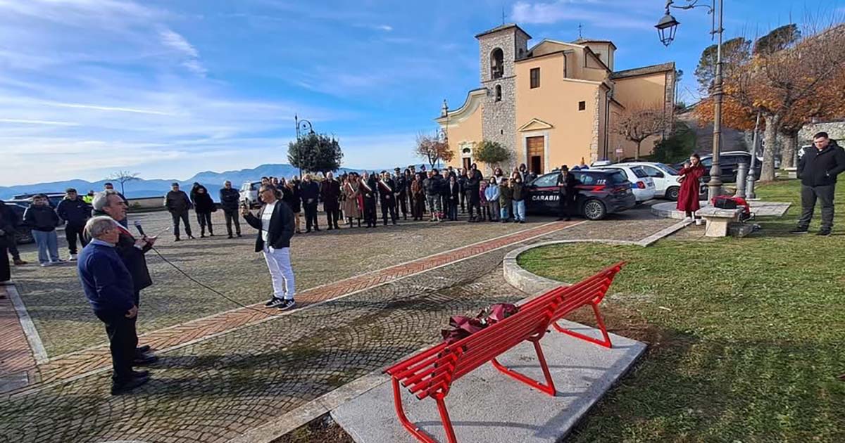 Serena Mollicone panchina rossa Roccadarce