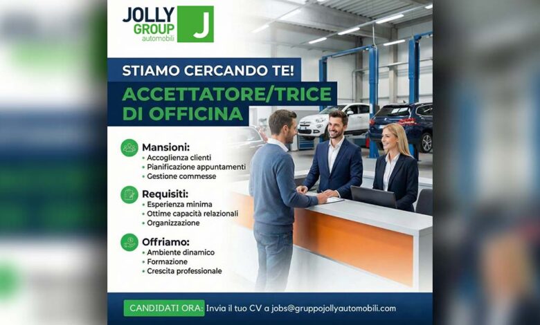 jolly accettatore officina
