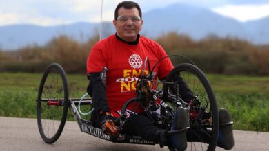 Tonino Boccadamo e la sua handbike () copia