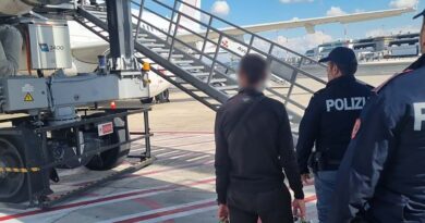 Frosinone, espulso 20enne albanese: accompagnato in frontiera dopo arresto per droga