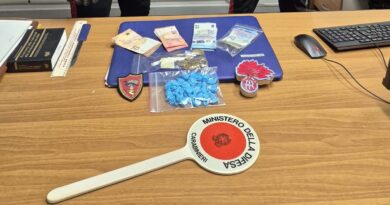Anagni, arrestato 19enne con 44 dosi di cocaina e 690 euro in contanti