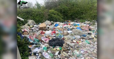 Frosinone, rifiuti abbandonati in periferia: denunciato il responsabile
