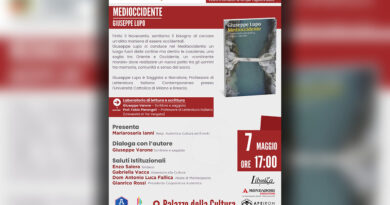 Cassino, al via oggi i laboratori di lettura al Palazzo della Cultura con Giuseppe Lupo