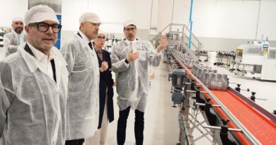 Il Presidente del Consiglio Regionale del Lazio visita il nuovo stabilimento di Acqua Fiuggi