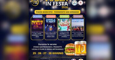 Piedimonte San Germano, torna Piazza in festa: quattro serate tra musica, street food e prodotti del territorio