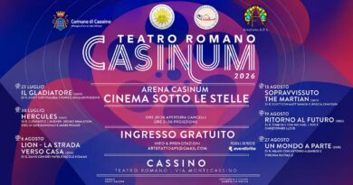Cassino, Arena Casinum 2026: al Teatro Romano sei film gratuiti per le serate d'estate
