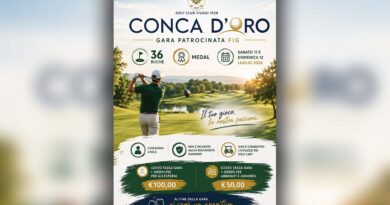 Fiuggi: il Golf club ospita la Conca d’oro: gara FIG su 36 buche l’11 e 12 luglio