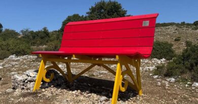 Veroli, inaugurata sul Monte San Giacomo la Big Bench numero 474