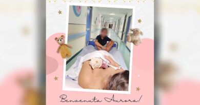 Cassino, il primo incontro tra Christian e la sorellina Aurora: lo skin to skin e un cappellino fatto a mano raccontano la nascita