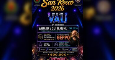 San Rocco, festa civile rinviata al 5 settembre: sul palco anche il comico Geppo