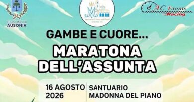 Ausonia, torna la Maratona dell’Assunta: domenica la seconda edizione al Santuario Madonna del Piano