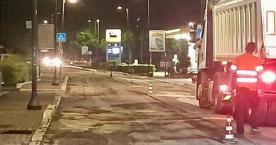 Frosinone, lavori notturni in via Marco Tullio Cicerone: nuova asfaltatura dopo 26 anni