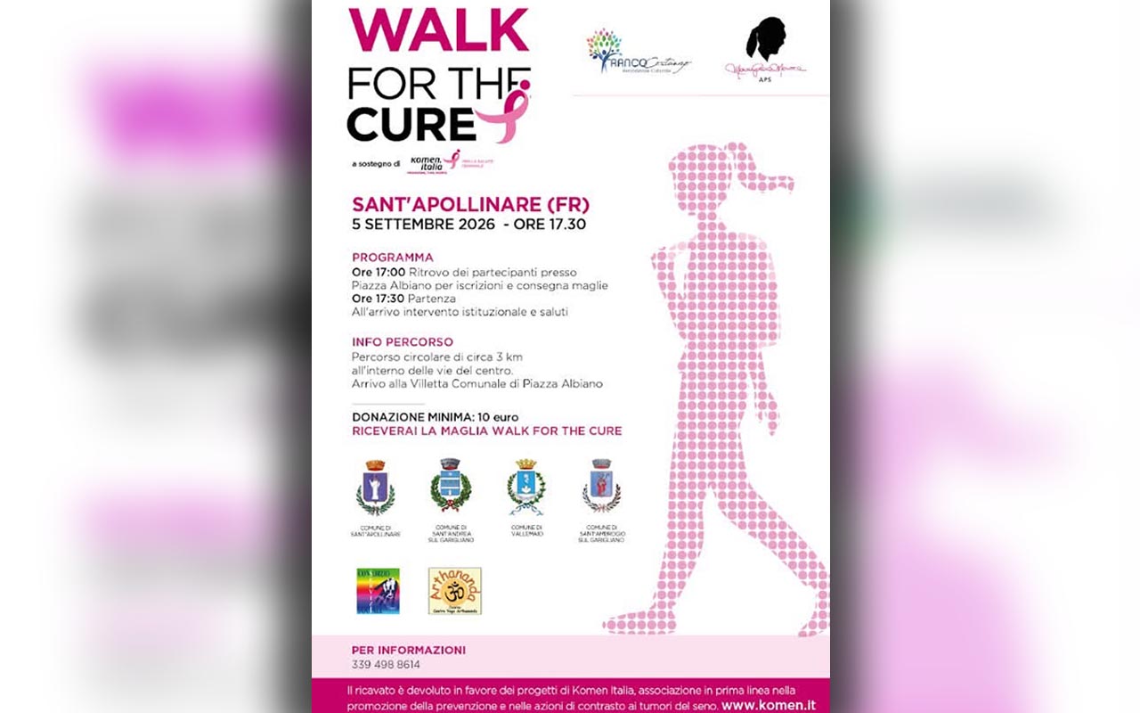 Walk for the cure Sant'Apollinare