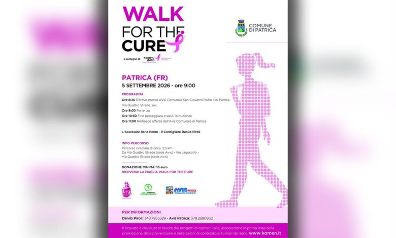 Walk for the cure patrica copia
