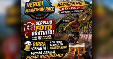 Veroli, la Marathon Monti Ernici debutta con il titolo nazionale AICS in palio