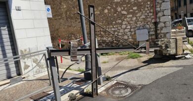 Ceccano, Croce Passionista abbattuta da un autoarticolato: sarà ricollocata con una nuova base